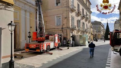 Superlavoro dei Vigili del Fuoco nel Casertano, 100 interventi Superlavoro dei Vigili del Fuoco nel Casertano, 100 interventi