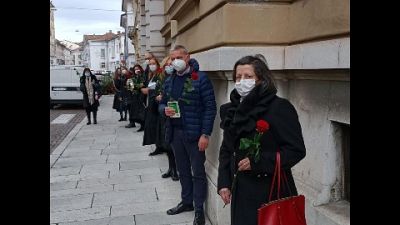 Protesta contro Ministro Bonafede: "Lavoratori senza tutele" Protesta contro Ministro Bonafede: "Lavoratori senza tutele"
