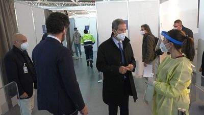 Sopralluogo Musumeci in aeroporto Fontanarossa Sopralluogo Musumeci in aeroporto Fontanarossa
