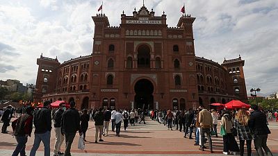 Spanish aficionados return to Madrid bullring for first time since pandemic