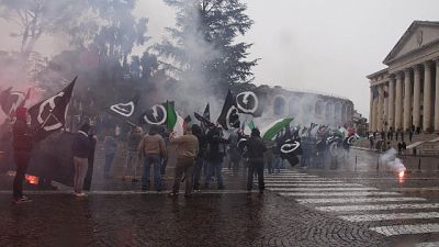 Il 28 ottobre scorso durante corteo non autorizzato Il 28 ottobre scorso durante corteo non autorizzato