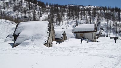 Soccorso alpino impegnato in ricerche Soccorso alpino impegnato in ricerche