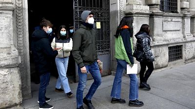 Dopo occupazione delegazione Vittorio Veneto a Palazzo Marino Dopo occupazione delegazione Vittorio Veneto a Palazzo Marino