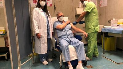 Prime somministrazioni seconda dose all'ospedale di Terni Prime somministrazioni seconda dose all'ospedale di Terni