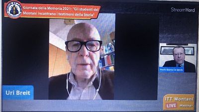 Uriel Breit racconta la sua storia a studenti Fermo Uriel Breit racconta la sua storia a studenti Fermo