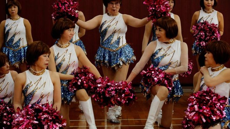 'Try anything': Japan's silver-haired cheer-dancing squad