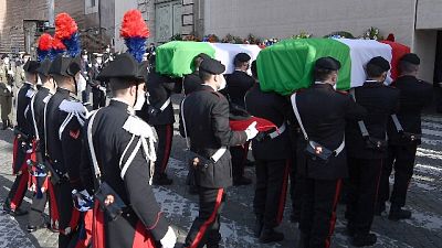 A Santa Maria degli Angeli, presenti Draghi e ministri. A Santa Maria degli Angeli, presenti Draghi e ministri.