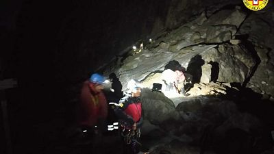 Complesso intervento di recupero in Val Maira, uomo non è grave Complesso intervento di recupero in Val Maira, uomo non è grave