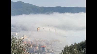 Stupore tra turisti per caligo, provocato da escursione termica Stupore tra turisti per caligo, provocato da escursione termica