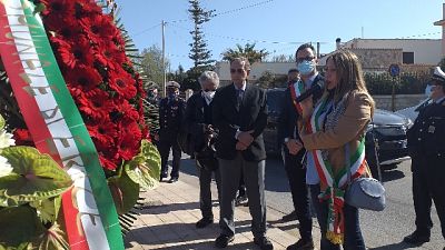Ex Pm a commemorazione sul luogo dove avvenne attentato Ex Pm a commemorazione sul luogo dove avvenne attentato