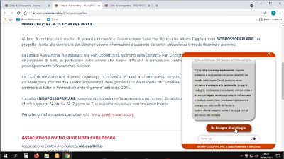 Risponditore intelligente simula dialogo per chiedere aiuto Risponditore intelligente simula dialogo per chiedere aiuto