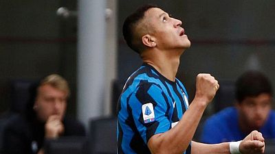 Inter celebra Scudetto goleando a Sampdoria, con doblete de Sánchez y un gol de Martínez