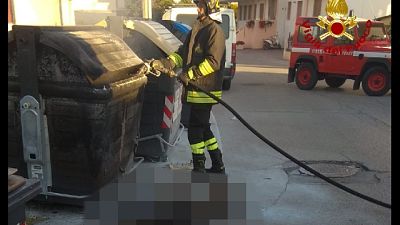 Intervento dei vigili del fuoco a Chioggia