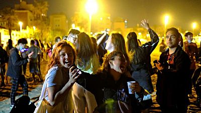 'Freedom' fiestas: Spaniards celebrate end of COVID curfew 'Freedom' fiestas: Spaniards celebrate end of COVID curfew