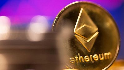 Ether bursts past $4,000, other cryptos firm
