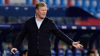 Koeman acepta que se cuestione su futuro en el Barça tras el varapalo del Levante Koeman acepta que se cuestione su futuro en el Barça tras el varapalo del Levante