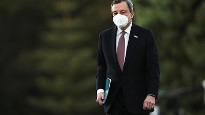 Italy's Draghi calls for U.S. and UK to lift block on COVID vaccine exports Italy's Draghi calls for U.S. and UK to lift block on COVID vaccine exports