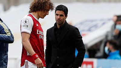 David Luiz dejará el Arsenal al final de la temporada: medios David Luiz dejará el Arsenal al final de la temporada: medios