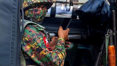 Exodus to jungles, villages as Myanmar troops retake town Exodus to jungles, villages as Myanmar troops retake town