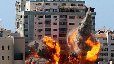 Israel destroys Gaza tower housing AP and Al Jazeera offices Israel destroys Gaza tower housing AP and Al Jazeera offices
