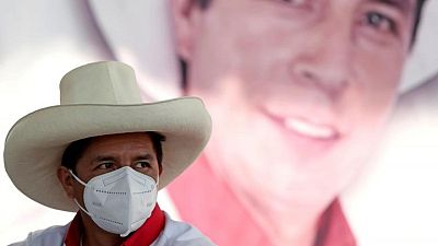 Leftist Castillo gains ground in survey ahead of Peru presidential vote