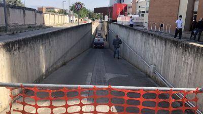 Rilievi in corso in sotterranei pronto soccorso su cause e danni Rilievi in corso in sotterranei pronto soccorso su cause e danni