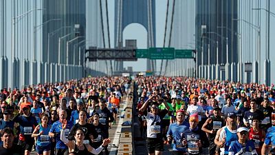 Maratón Nueva York vuelve con número limitado de competidores tras cancelación en 2020 por COVID-19 Maratón Nueva York vuelve con número limitado de competidores tras cancelación en 2020 por COVID-19