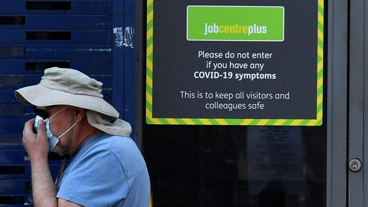 UK jobless rate falls again, hiring up as lockdown eases