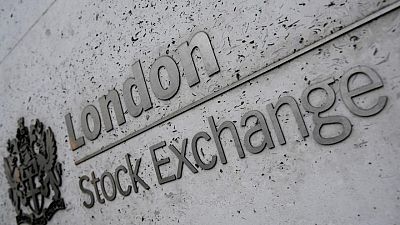 British stocks snap four-week winning streak on slowing economic growth