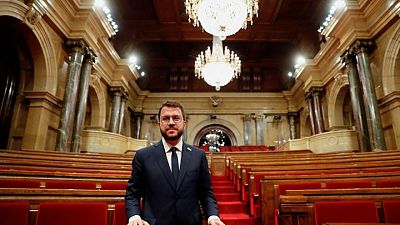 El independentista Pere Aragonès es elegido jefe de Gobierno en Cataluña El independentista Pere Aragonès es elegido jefe de Gobierno en Cataluña