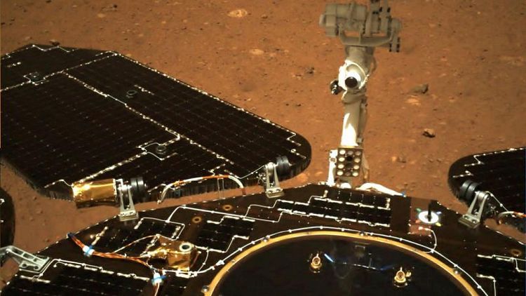 الصين: مسبار المريخ يأخذ أولى خطواته على سطح الكوكب الأحمر