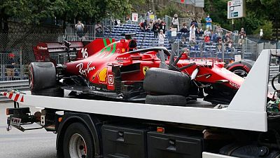 Leclerc se estrella pero se queda con la pole para el Gran Premio de Mónaco Leclerc se estrella pero se queda con la pole para el Gran Premio de Mónaco