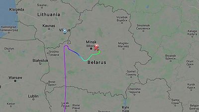 Cinco pasajeros no llegaron a Vilna tras el aterrizaje forzoso en Bielorrusia -policía