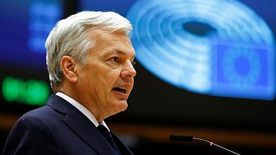 EU's Reynders: first more sanctions on Belarus, any air traffic curbs later