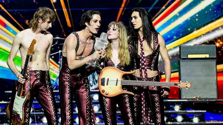 Cantante de banda italiana ganadora de Eurovisión no se drogó, según los organizadores