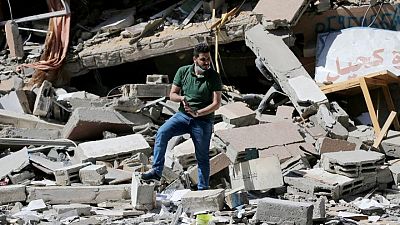 His bookshop in ruins, Gazan hopes to rebuild with crowd-funding help His bookshop in ruins, Gazan hopes to rebuild with crowd-funding help