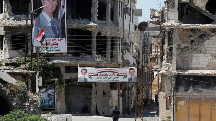 حمص المعقل السابق للمعارضة السورية تستعد للتصويت في انتخابات الرئاسة
