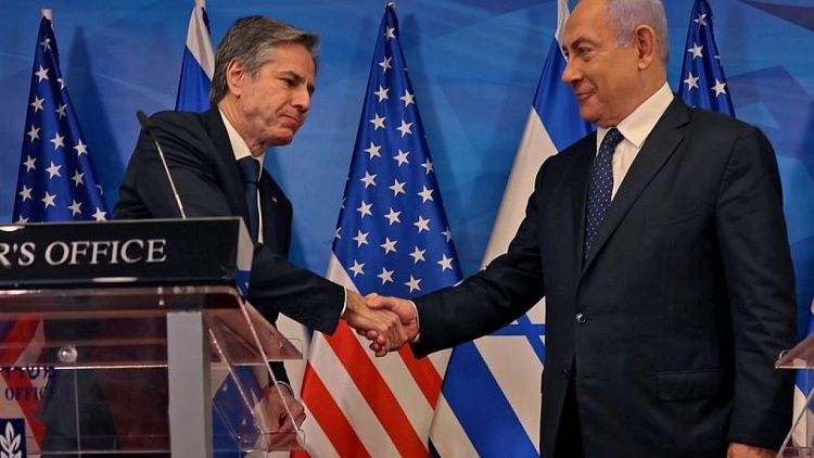 Blinken anuncia ayuda de EEUU a Gaza y se compromete a reabrir el consulado en Jerusalén