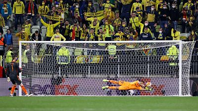 Villarreal gana la Europa League tras vencer al Manchester United en los penales Villarreal gana la Europa League tras vencer al Manchester United en los penales