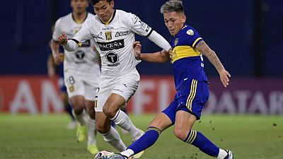 Boca Juniors golea y avanza a octavos en la Libertadores; clasifican Internacional, Católica y Olimpia Boca Juniors golea y avanza a octavos en la Libertadores; clasifican Internacional, Católica y Olimpia