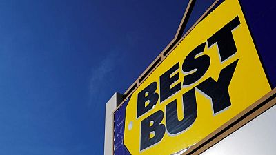 Best Buy raises full-year sales forecast on stimulus spending boost Best Buy raises full-year sales forecast on stimulus spending boost