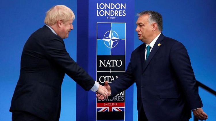 Hungary PM laments loss of UK from EU ahead of Johnson meeting