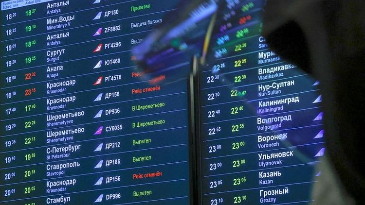 Russian aviation authority tells airlines to expect delays on Europe-Russia flights