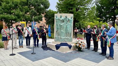 Bonaccini, segno indelebile a memoria di chi non c'è più Bonaccini, segno indelebile a memoria di chi non c'è più