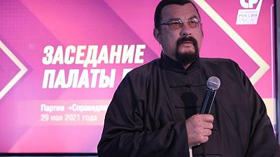 Hollywood actor Seagal joins pro-Kremlin party, proposes tougher laws