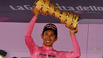 Colombiano Egan Bernal gana el Giro de Italia