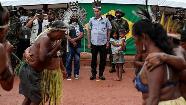 Bolsonaro pledges to keep mining out of Yanomami reservation in Amazon