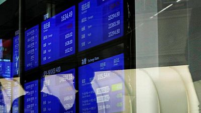 Asian stocks at month high ahead of U.S. jobs data, gold rises Asian stocks at month high ahead of U.S. jobs data, gold rises