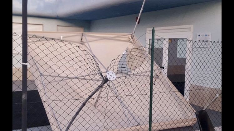 Rotti gazebo e recinzione PalaCosmai Bisceglie, sindaco'è grave'