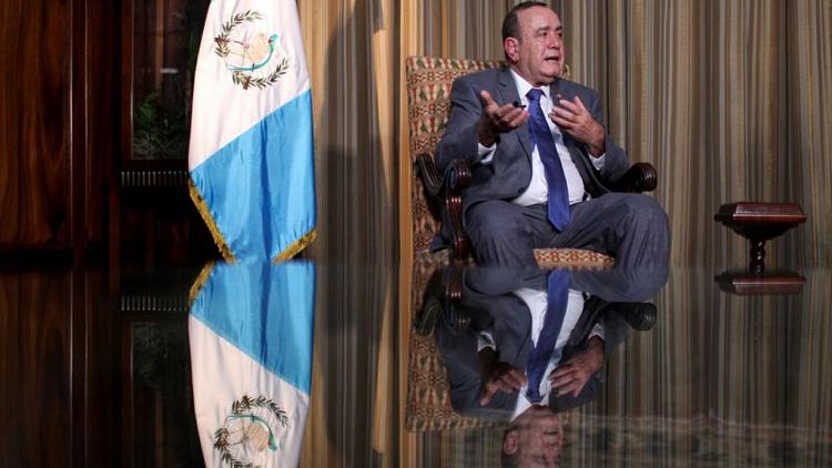 Exclusive-Guatemalan president says graft fighter biased, ahead of Harris visit